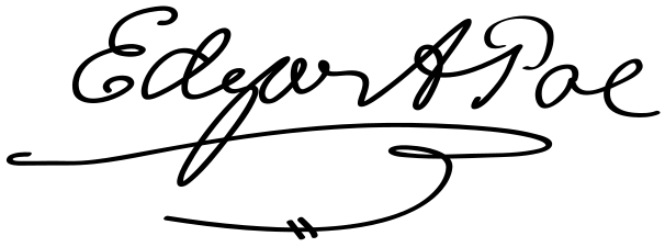 Ficheiro:Edgar Allan Poe Signature.svg