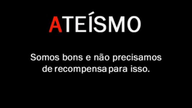 Comercial Ateu #4 – Não precisamos de recompensas