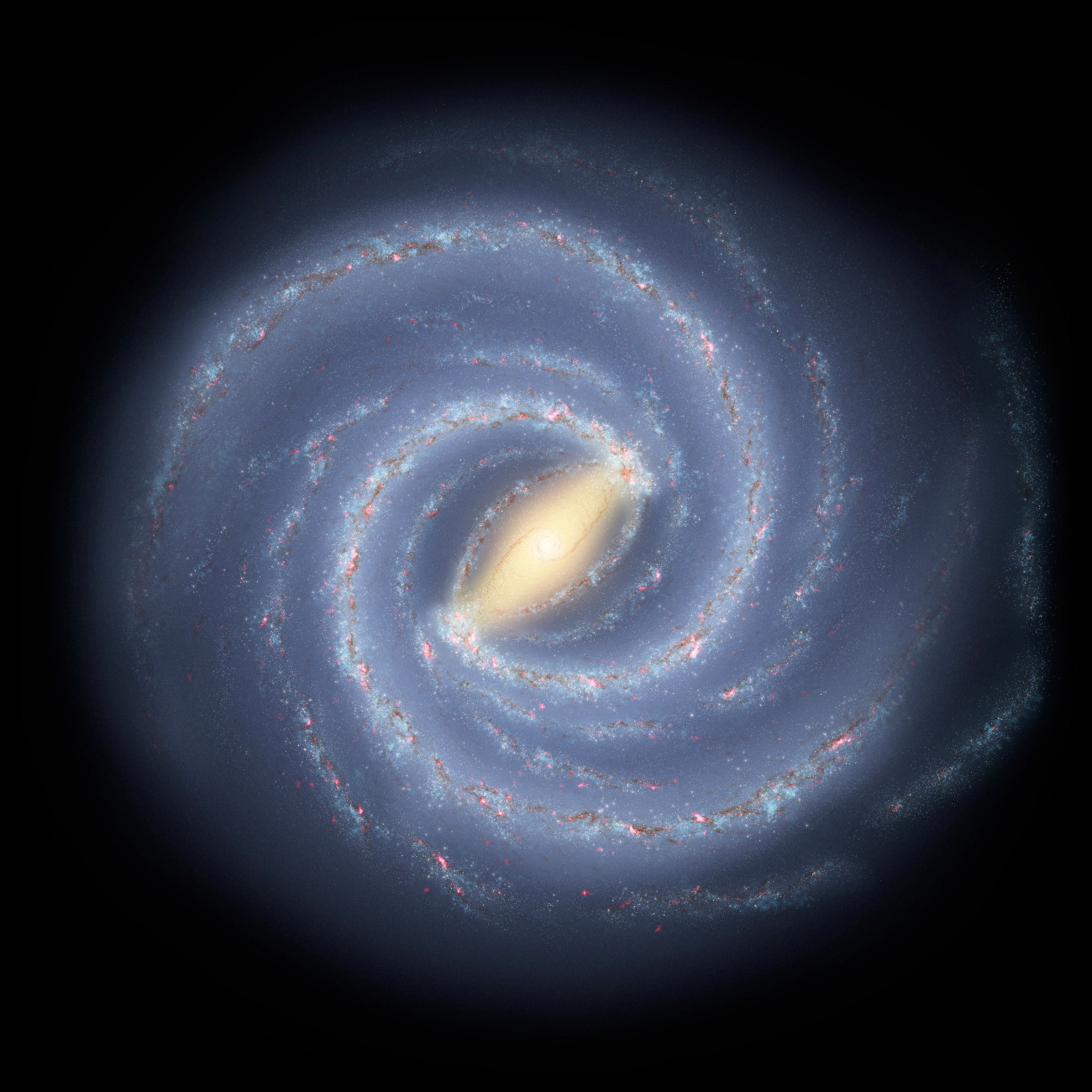 A Via Láctea de 100 bilhões de planetas