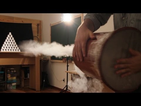 Canhão de ar (vortex cannon – experiência de física)