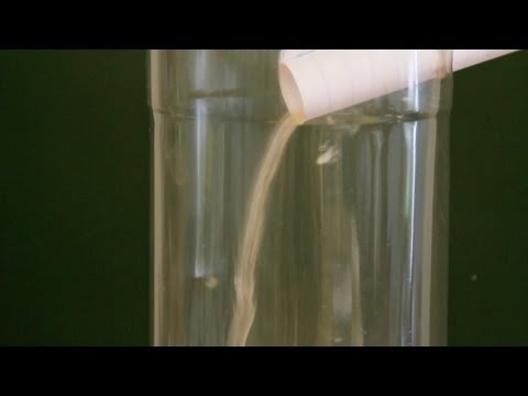 Cachoeira de fumaça (experiência de física) – Smoke waterfall