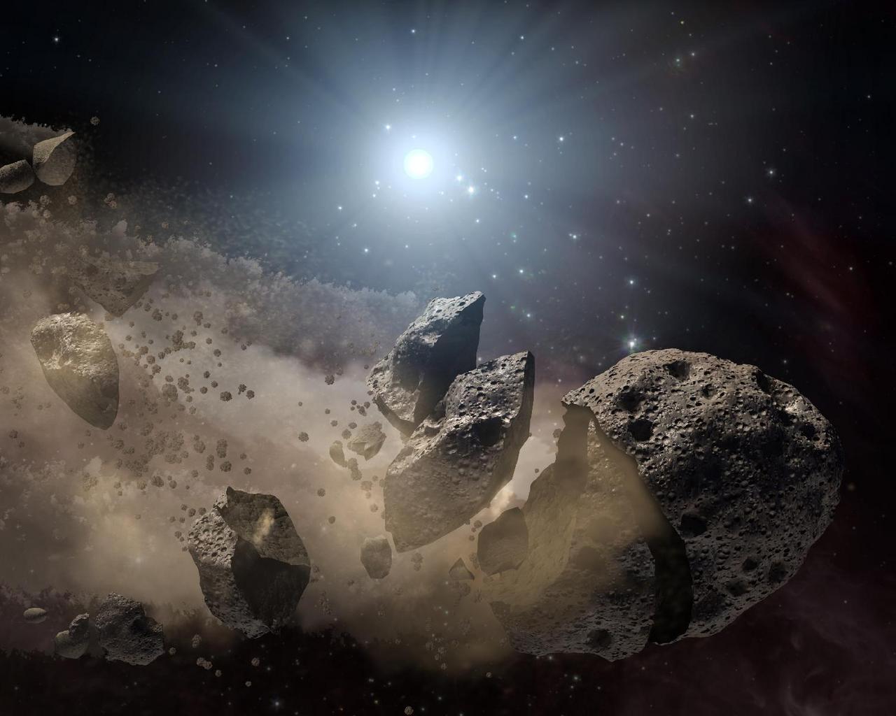 O risco trazido por meteoros
